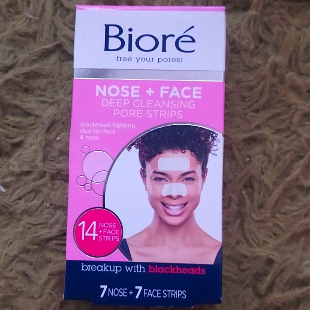 Biore nose and face strips